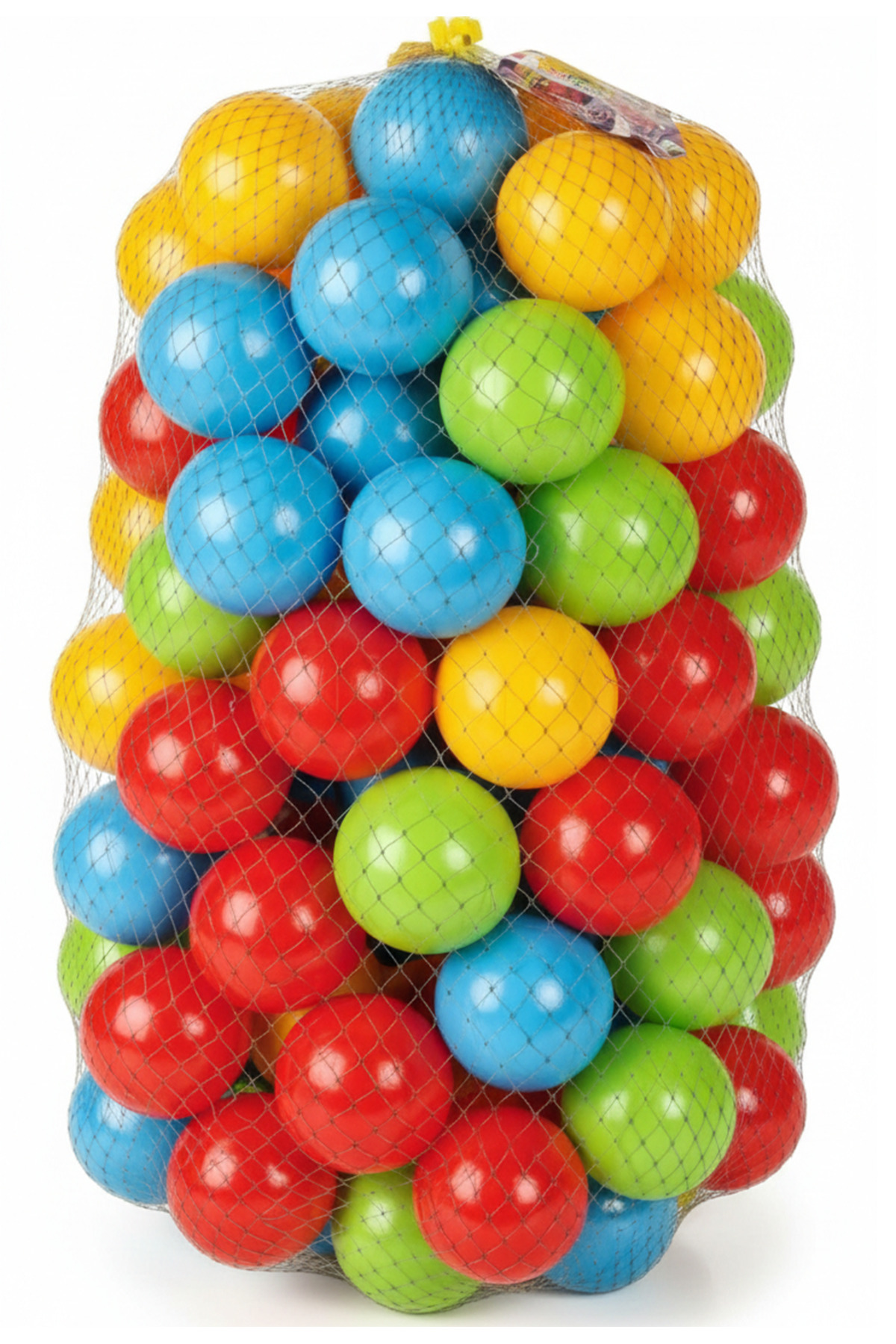100 Adet Renkli Plastik Oyun Havuzu Topu - 7 cm Büyük Boy - Yumuşak ve Dayanıklı-Canlı Renkler - Kırılmaz Eğlence Topları-CE Belgeli-Çocuklar İçin-Havuz ve Trambolin İçin Uygun