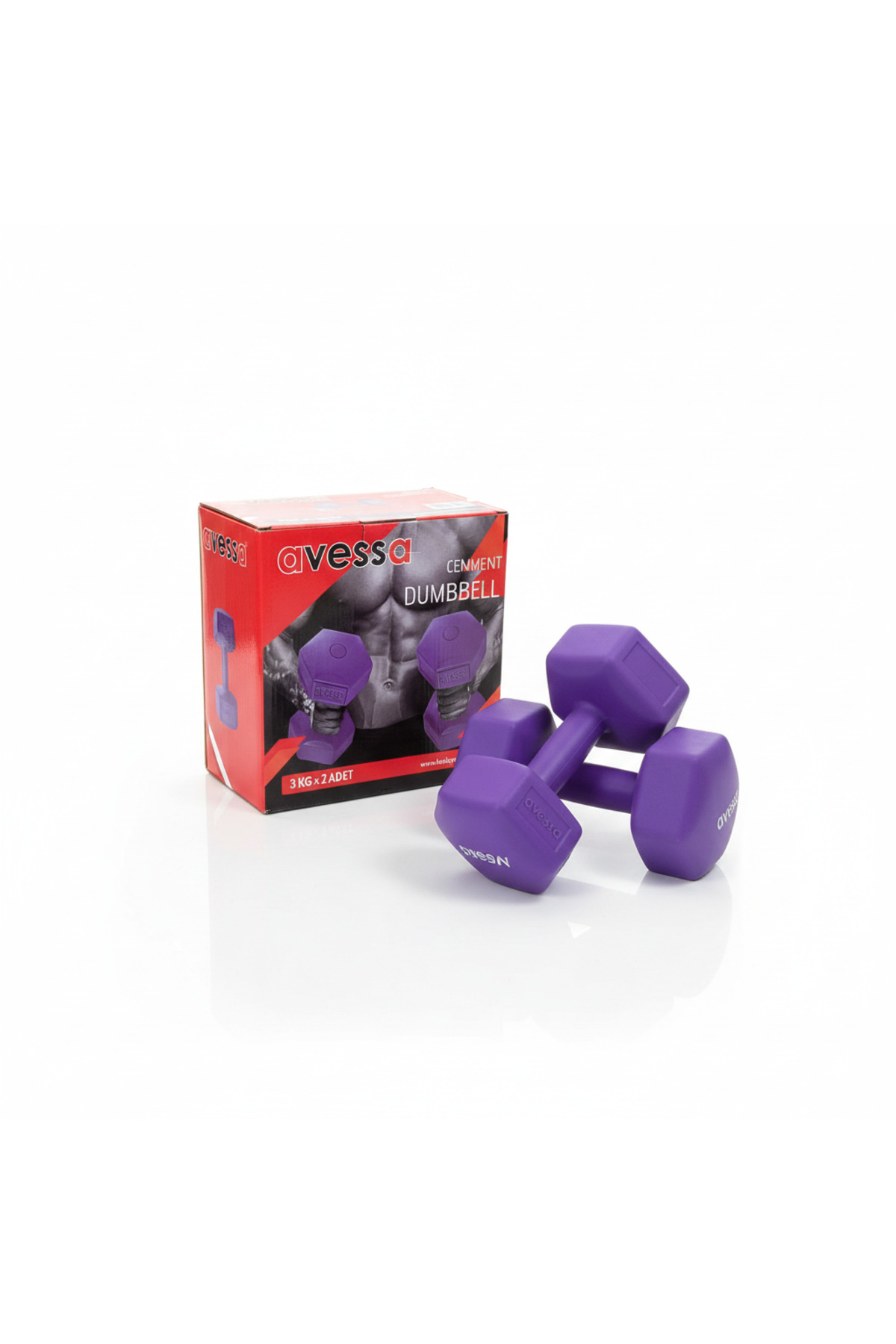 3KG Dambıl Seti (Dumbbell) - Ağırlık Antrenman - Güç Ağırlığı - Spor - Egzersiz - Ağırlık Seti