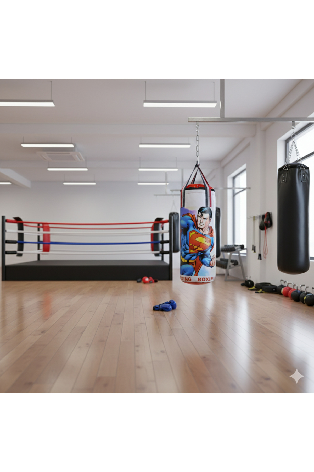 Dijital Baskı Çocuk Boks Torbası - Kum Torbası - Kickbox - Boks - Box - Kickboks - Spor - Dövüş
