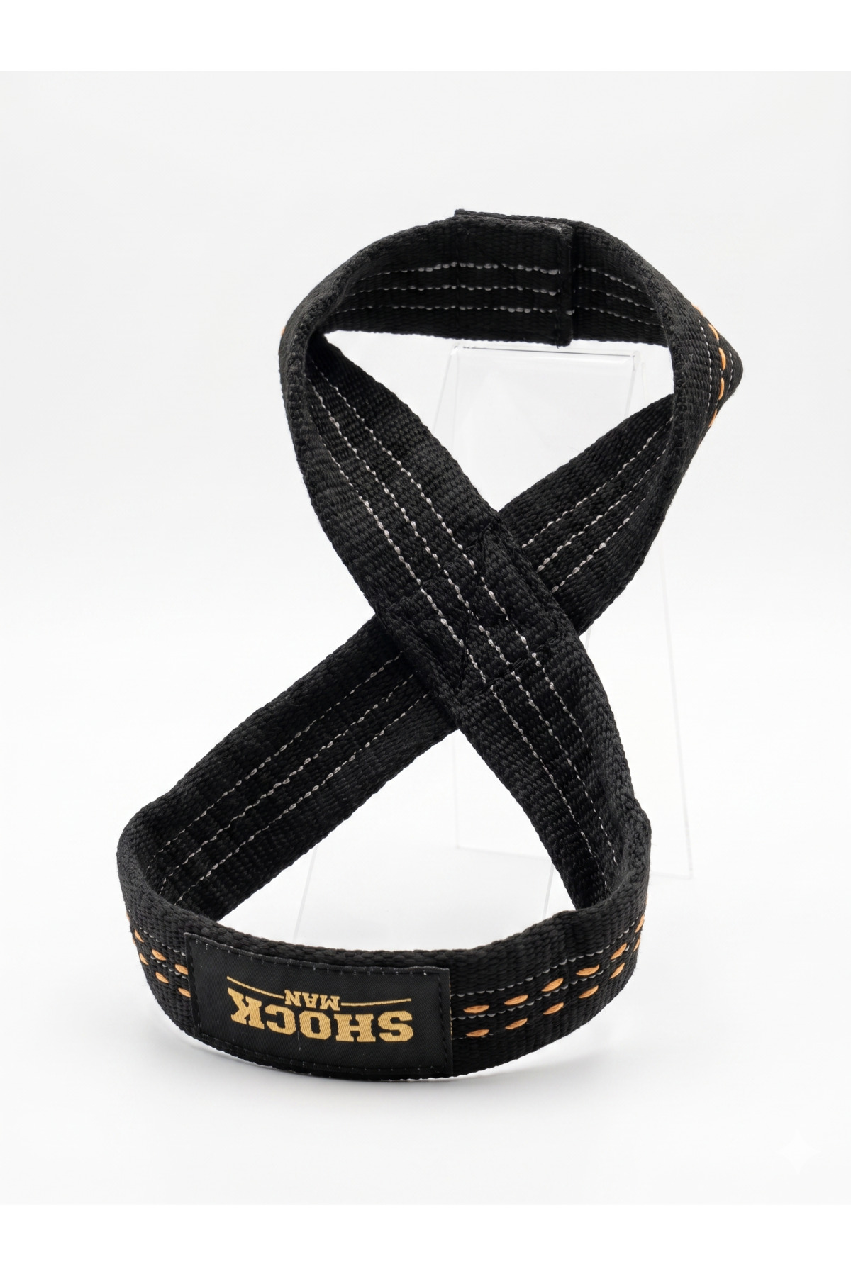 NK Spor 1 Çift Figure 8 Deadlift Straps - Ağır Sağlam Fitness Bilekliği - Powerlifting 8 Loop Çelik Kavrama Kayışı (Çift)-8 Şekilli Deadlift Bilek Kayışı - Profesyonel Halter ve Fitness Askısı