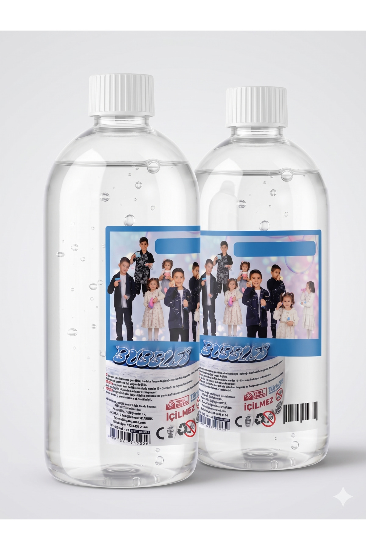 NK Spor 3 ve 2 Adet Seçenekli 500 ML Köpük Tabancası Solüsyonu - Sönmeyen Dev Baloncuk Karışımı - Ekonomik Set-Bubble Gun Köpük Solüsyonu