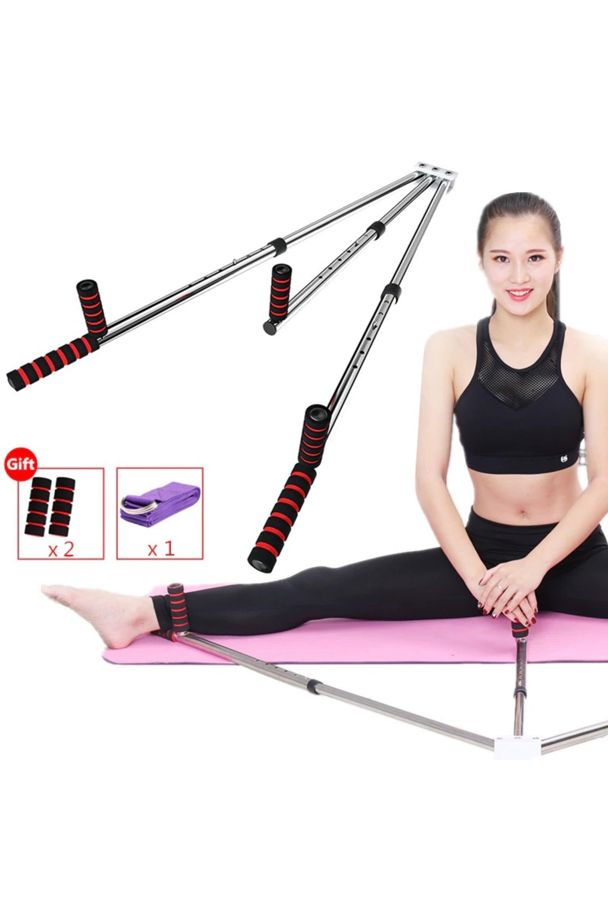 Profesyonel Ayarlanabilir Bacak Esnetme Aparatı -Jimnastik ve Bale Bacak Açma Ekipmanı-Pilates-Bale