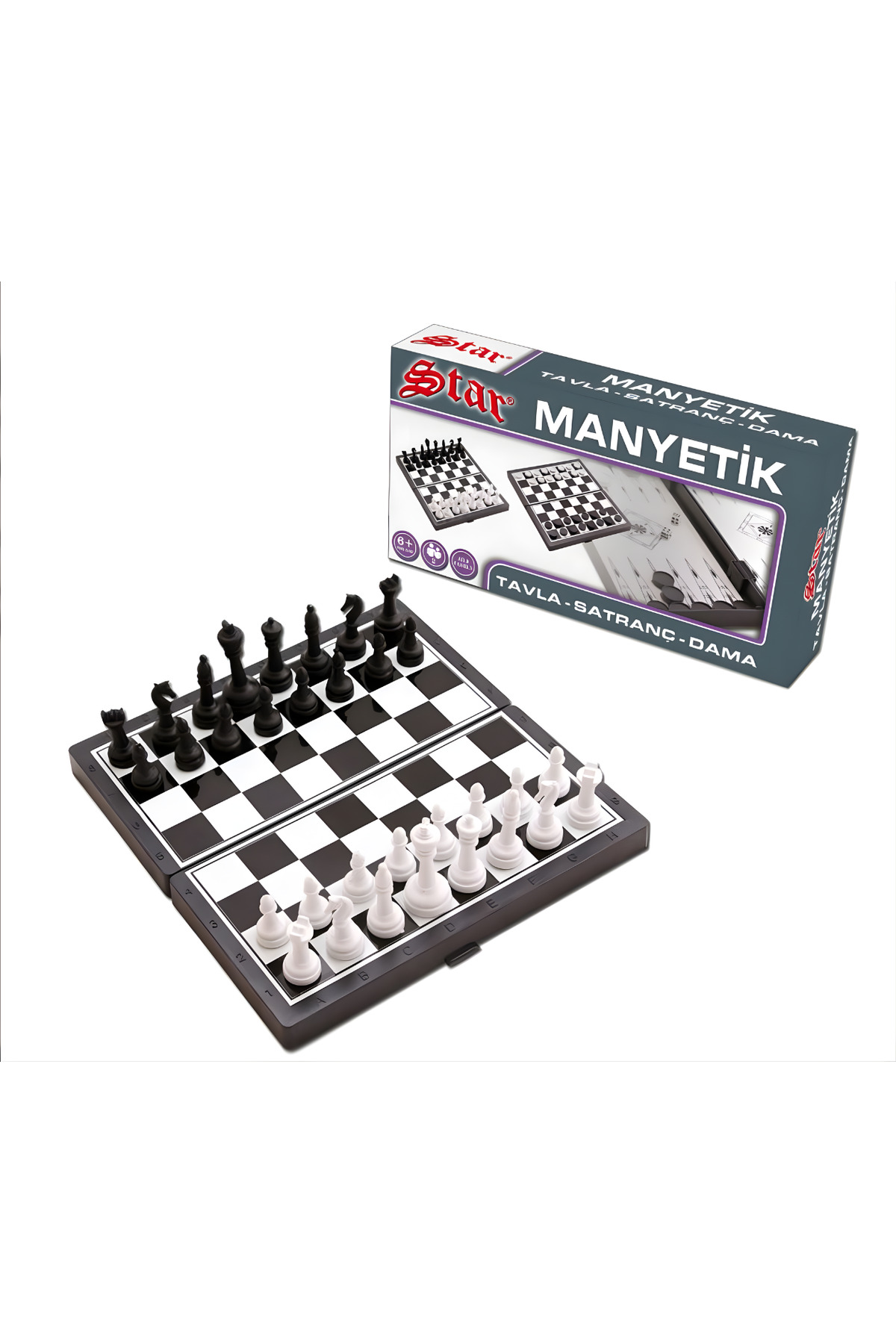 Tavla & Satranç Takımı - Oyun - Game - Backgammon - Eğlence - Strateji - Taktik